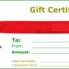 Gift Certificate