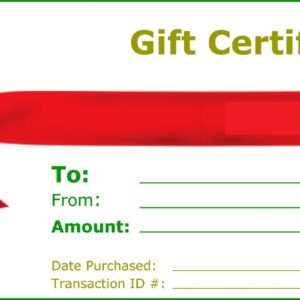 Gift Certificate