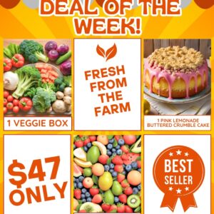 Deal of The Week With Plus 1 Pink Lemonade Buttered Crumble Cake!