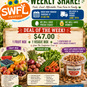 Deal Of The Week Plus 1 Container of Sweet Applewood Peanuts!