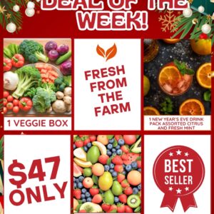 Deal Of The Week Plus 1 New Years Eve Drink Pack Assorted Citrus and Fresh Mint!
