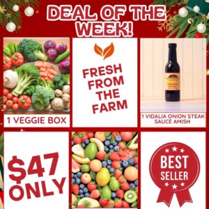 Deal Of The Week Plus 1 Vidalia Onion Steak Sauce Amish!