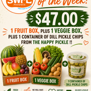 Deal Of The Week Plus 1 container of Dill Pickle Chips!