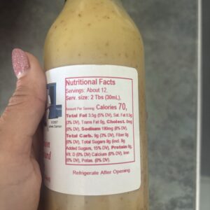 Vidalia Onion Honey Mustard Dressing